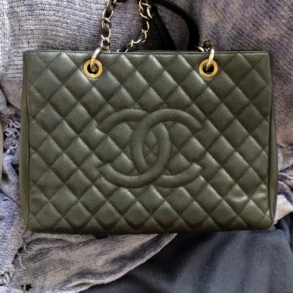 Chanel Black Grand shopping tote
